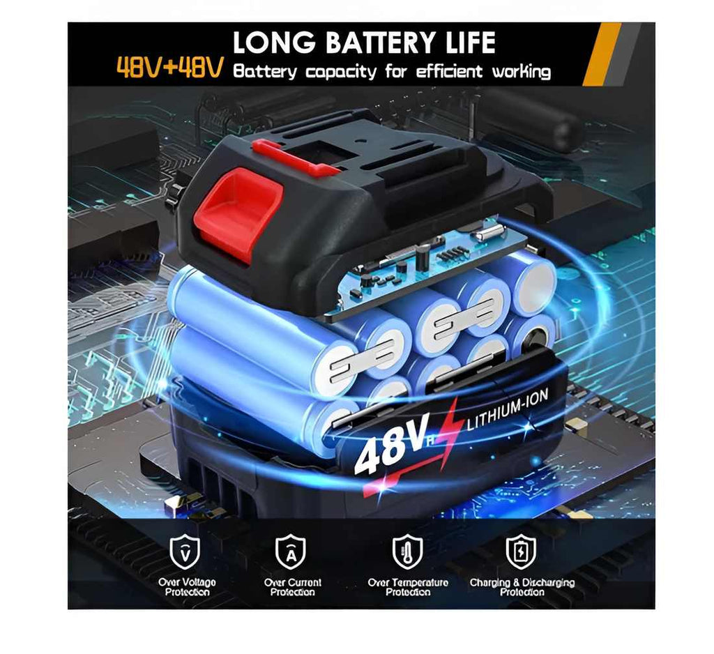 Sopladora Eléctrica Aspiradora 2 Bateria